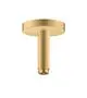AXOR-HG-AXOR-ShowerSolutions-Deckenanschluss-100-mm-Brushed-Gold-Optic-26432250 gallery number 1
